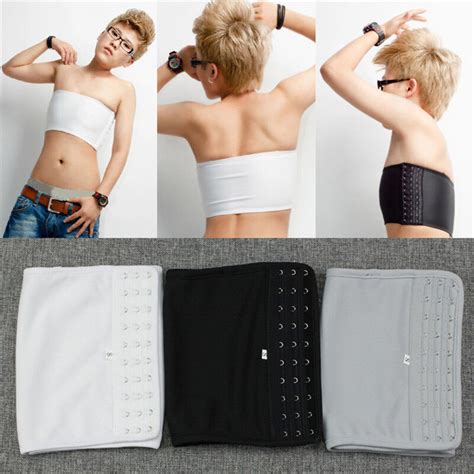 New Women Breathable Strapless Chest Breast Binder Trans Cosplay Vest VPTUKP Xi EBay