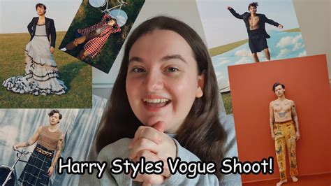 Harry Styles Vogue Shoot Reaction Youtube