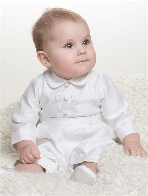 Baby Boys White Christening Outfit Boy Christening Outfit Baby