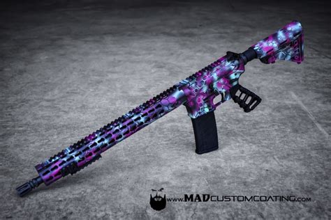 Mad Dragon Camo In Robins Egg Blue Sig Pink And Mad Black Mad Custom