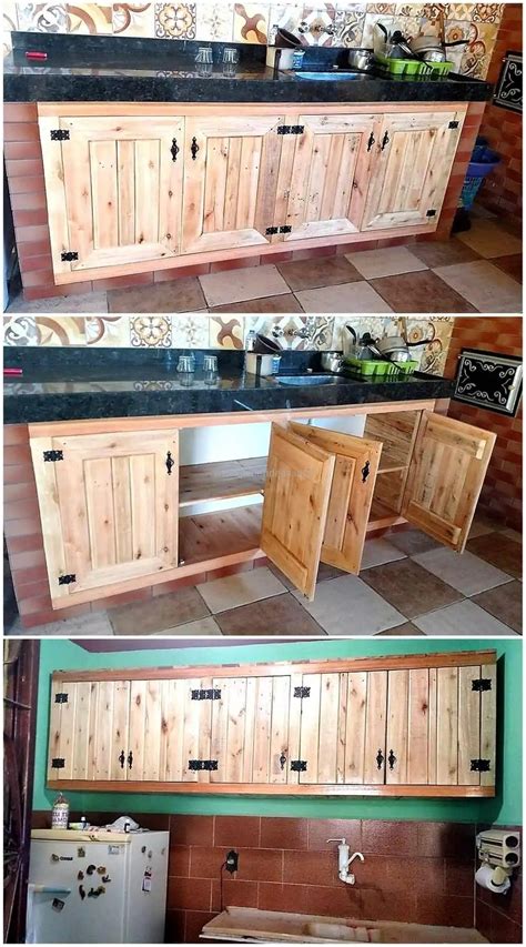 Cabinets Made With Wood Pallets