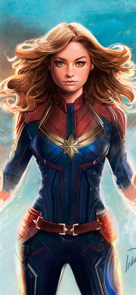 1242x2688 Captain Marvel New Artwork Iphone Xs Max Hd 4k Wallpapers