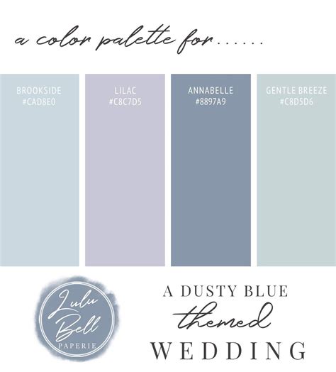 Dusty Blue Color Palette Dresses Images 2022