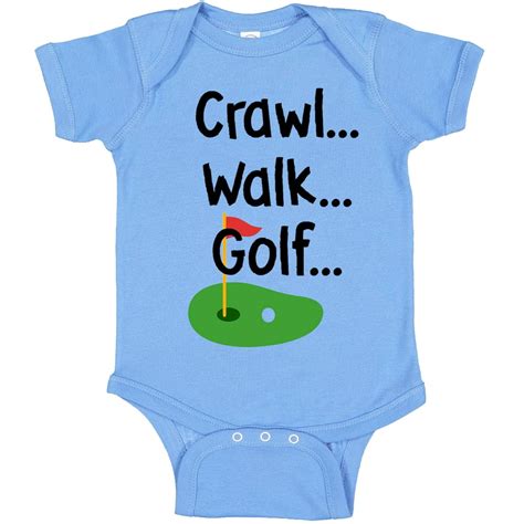 Funny Golf Onesie Outfit Crawl Walk Golf Baby Infant Kids Sports