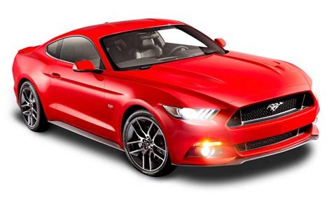 Download Ford Mustang Red Car Png Image For Free