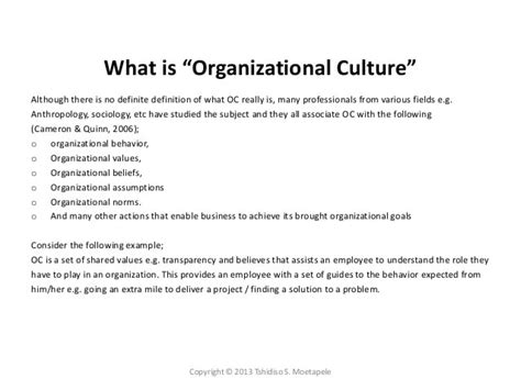 How Organizational Culture Affects Business Performance