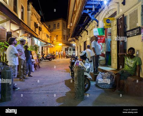 Stone Town Zanzibar February 2021 Nightlife In The Narrow Streets
