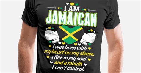 I Am Jamaican Mens Premium T Shirt Spreadshirt
