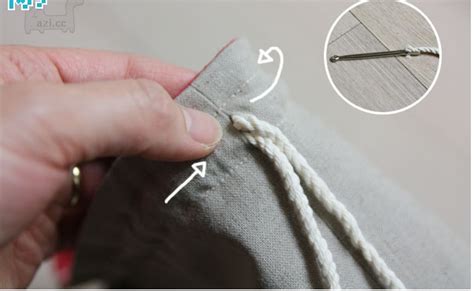 简约的束口袋制作方法 手工diy清新好看的束口袋简单制作的教程步骤图解3 图片16p 优艺星手工diy