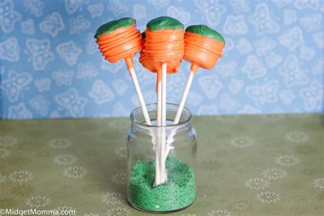 Carrot Marshmallow Pops Easter Chocolate Covered Marshmallows