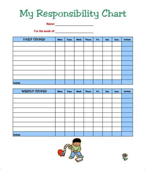 14 Monthly Chore Chart Template Excel Besttemplatess Besttemplatess