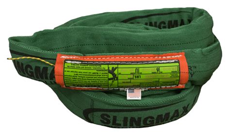 Single Path Roundslings With Check Fast Inspection System Slingmax