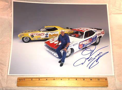 Signed Don The Snake Prudhomme Original Autographed Large 11x14 Photo