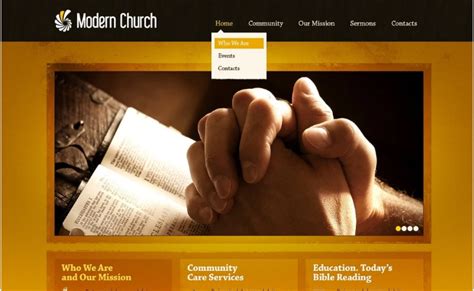 Best Church Html Website Templates Wpshopmart