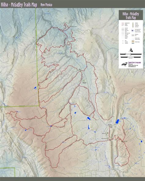 Hillso Mcgaffey Trails Map Map By Emmitt Barks Cartography Avenza