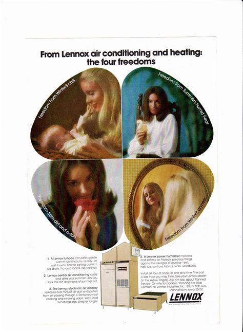1971 Lennox Air Conditioning And Heating Ad National Geographic
