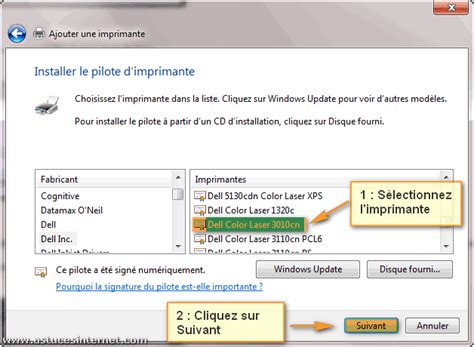 Français, anglais, espagnol, italien, etc. Comment installer une imprimante epson - Astucesinformatique