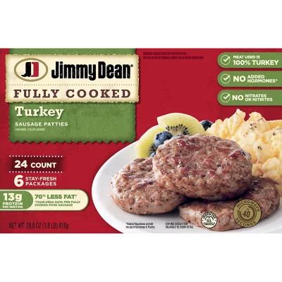 Jimmy Dean Fully Cooked Turkey Sausage Patties Ct Sam S Club