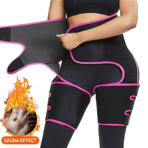 Slim Women Shaper Thigh Waist Trainer，sweat Sauna Clothing Leg Body Shaper Waist Belt，body
