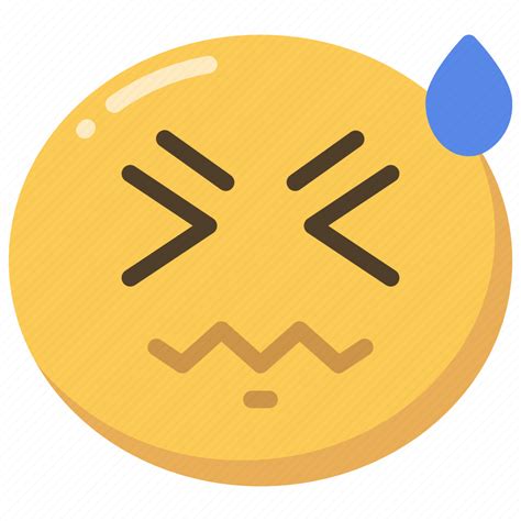 Emoji Emoticon Face Headache Sick Sweat Icon Download On Iconfinder