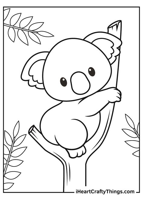 Free Coloring Pages Baby Animals Coloring Pages