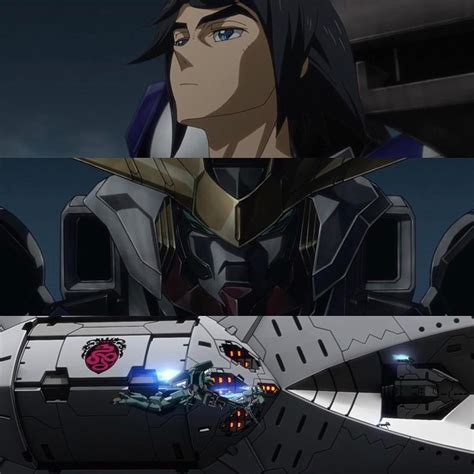 Drowning in his own blood in the collapsed cockpit reeked with metallic tang, in a split moment before his demise, mikazuki finally understood what it was barbatos trying to do all along. Mobile Suit Gundam Iron-Blooded Orphans Episode 49 ...