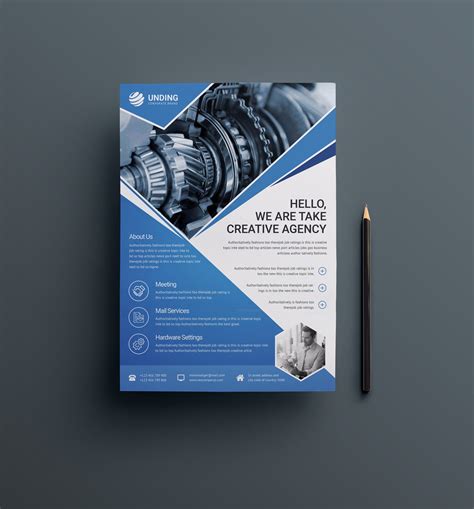 Save money when you print business cards, marketing postcards, club flyers, vinyl banner prints & more. Industry Professional Business Flyer Design Template ...