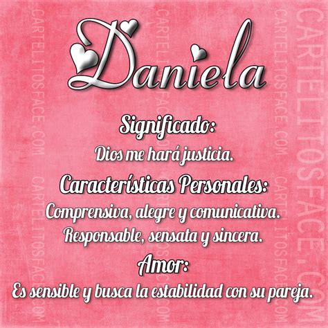 Significado Del Nombre Daniela Im Genes Con Frases Para Compartir En