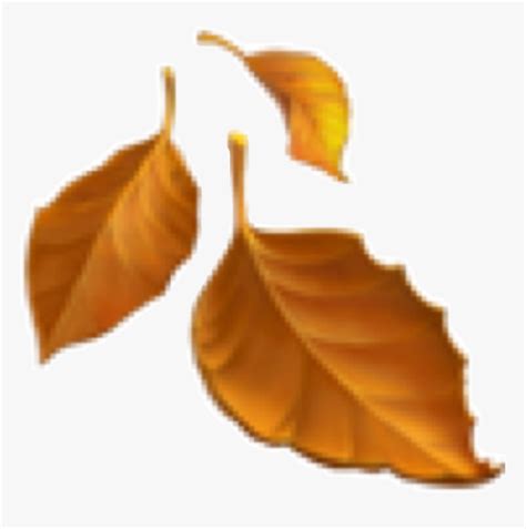 Emoji Leaf Fall Blatt Blätter Freetoedit Transparent Fall Leaves