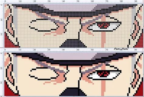 Naruto Image By Lorettabarbosa Anime Pixel Art Pixel Art Grid Pixel