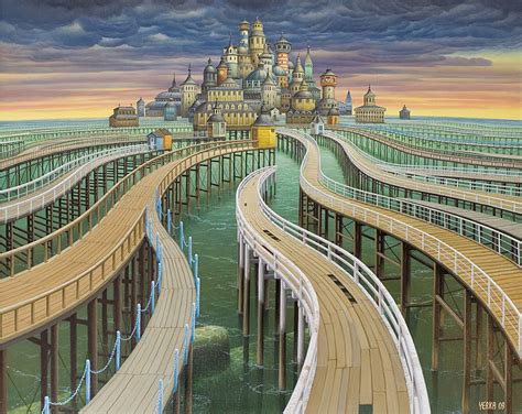 Jacek Yerka Escape Into Life