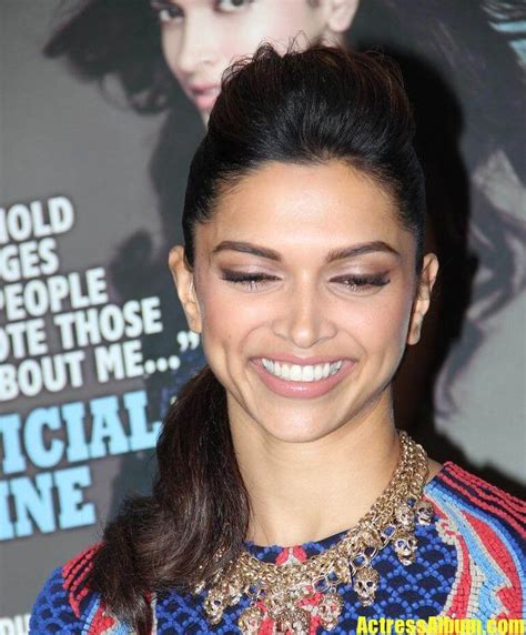 Hindi Girl Deepika Padukone Smiling Face Close Up Stills
