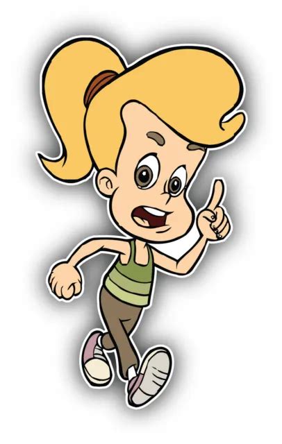 Jimmy Neutron Cartoon Cindy Vortex Sticker Bumper Decal Sizes 3