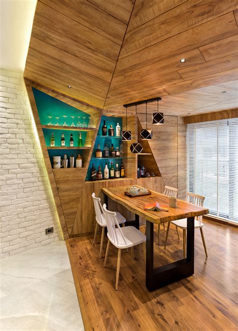 Prismatic Residence Contemporary Dining Room Mumbai By V