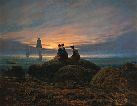 Mondaufgang Am Meer Caspar David Friedrich Als Kunstdruck Oder Handgemaltes Gemälde