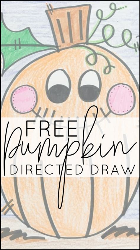 Pumpkin Directed Drawing - Babbling Abby