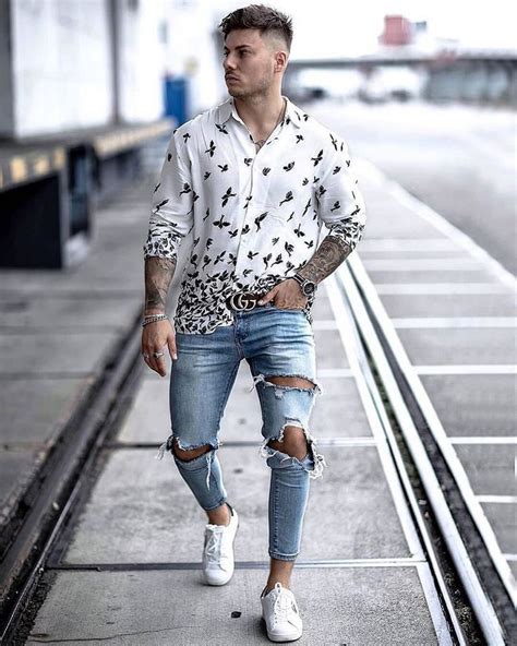 9 Stylish Mens Ripped Jeans Inspirations You Should Try With Various