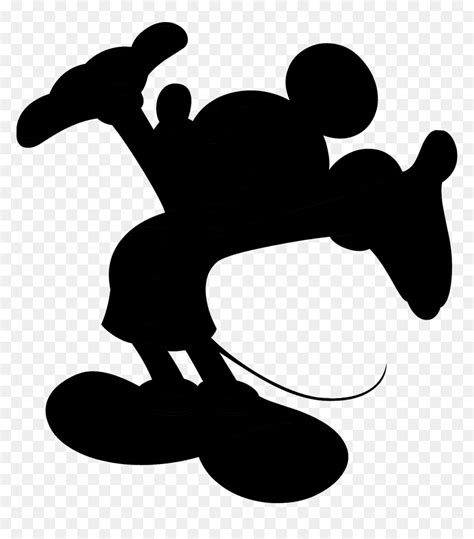 Mickey Mouse Silhouette Transparent Hd Png Download Vhv
