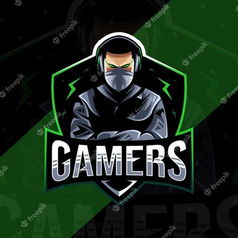 Premium Vector Gamers Mascot Logo Design