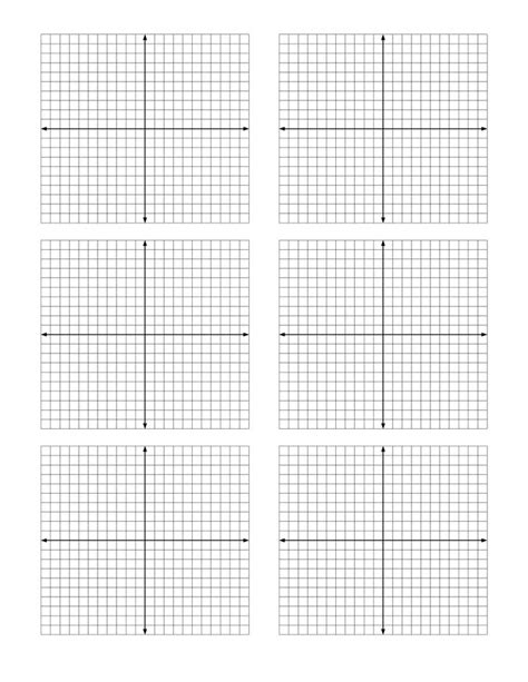 Coordinate Graph Picture Worksheet Coordinate Graph Paper 6 Per Page