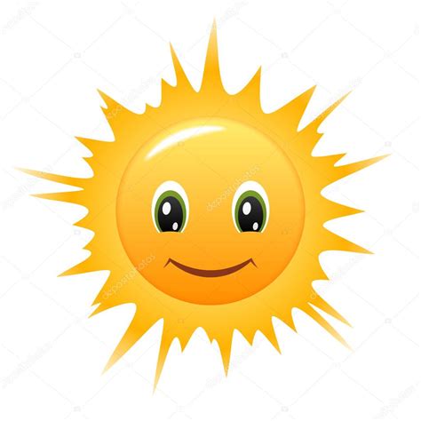 Smiling Cartoon Sun Smiling Cartoon Sun — Stock Vector © Cgart 13670431