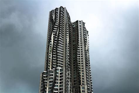 Hd Wallpaper Gray Building Gray Concrete High Rise Building