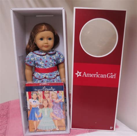 American Girl Emily Doll And Book 18 Inch Mollys Friend W Headband Ebay