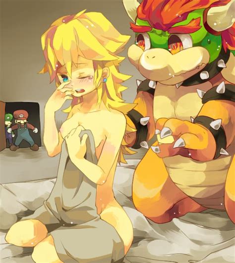 769147 Bowser Luigi Mario Princess Peach Super Mario Bros Rule 34