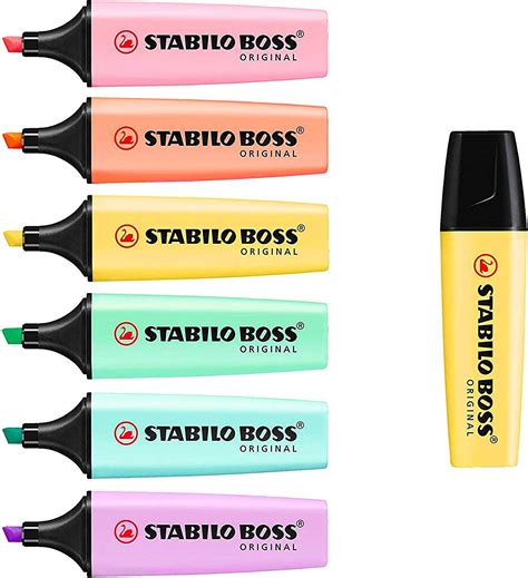 Stabilo Boss Original Pastel Highlighter Pens Highlighter
