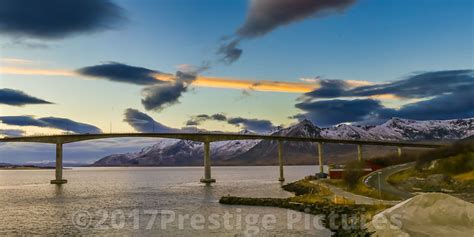 Prestige Stock Photo The Andoya Bridge Leading To Risøyhamn In The