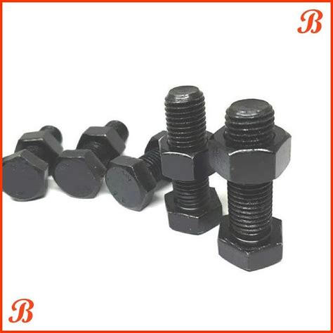 Jual Baut Mur 88 12x30 Baut Baja M12 Baut 19 Baja Hitam 12 X 30 Htb