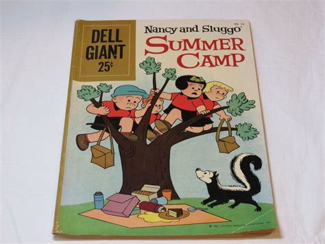 dell giant 34 nancy and sluggo summer camp 1960 comic rare vintage ebay comics summer