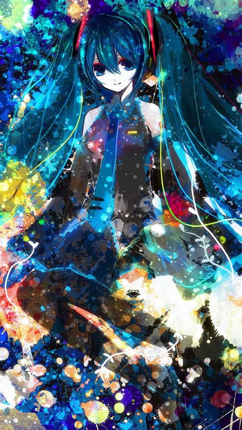 Follow the vibe and change your wallpaper every day! Miku 3 Anime iPhone 6 Wallpaper HD - Free Download ...