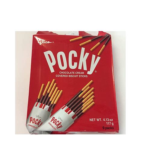 Buy Glico Pocky Chocolate 9 Packs Japanese Snack Party Pack Original